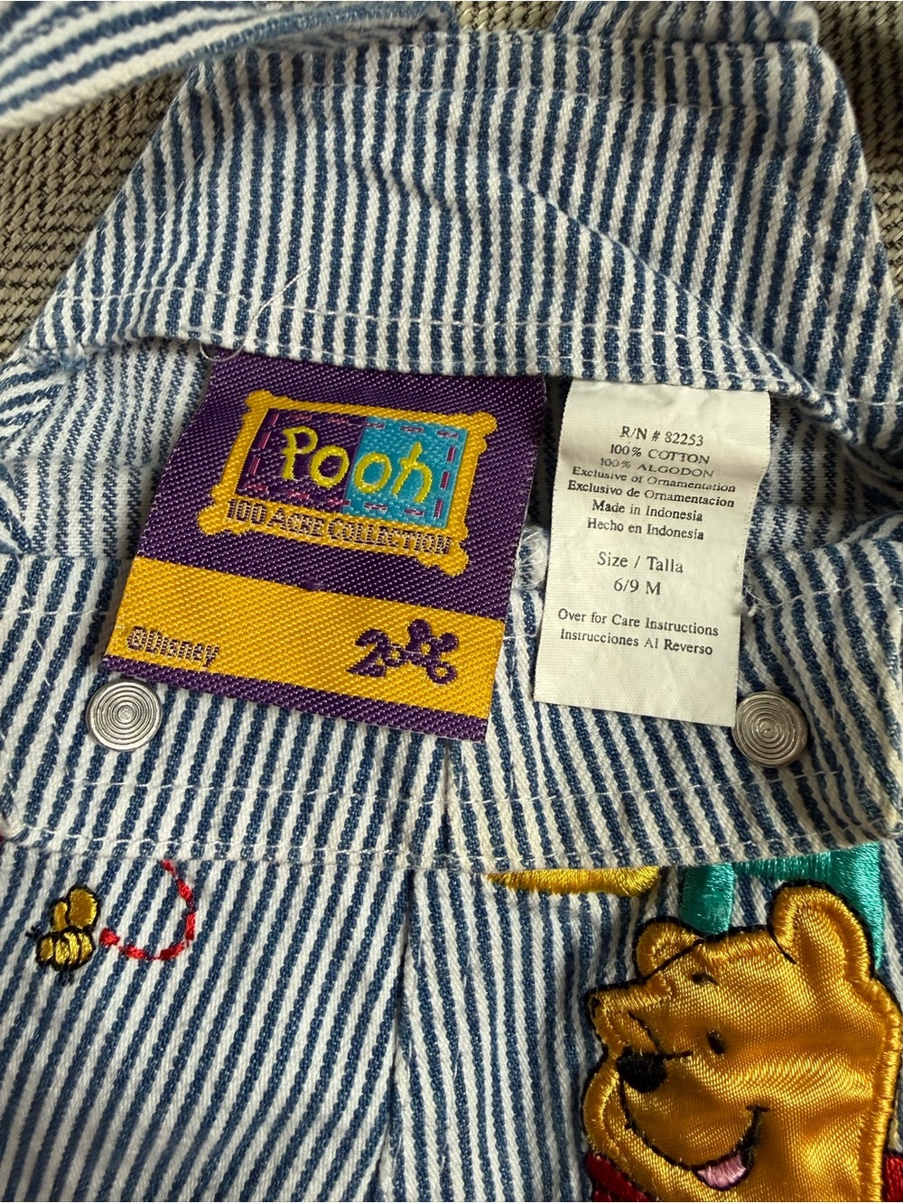 Vintage POOH Shortalls - Picture 4 of 6